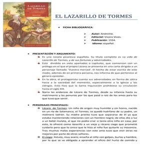 Lazarillo de Tormes
