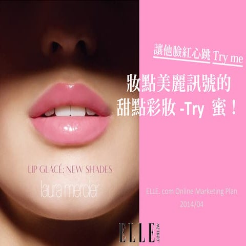 Laura mercier try蜜 online marketing plan elle.com