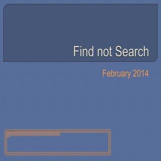 Laura O Broin 'find not search' #as...