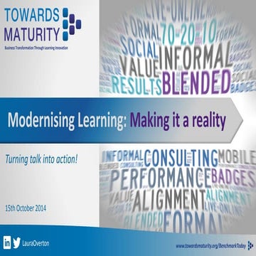 Laura Overton on 'Modernising Learning and Making it a Reality'