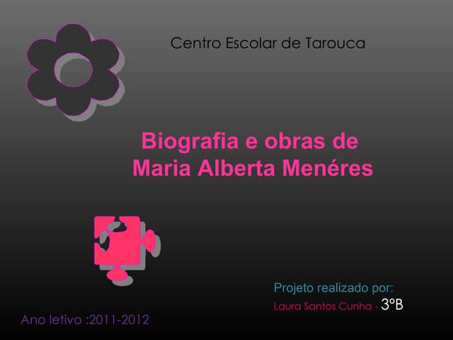 Laura Santos Cunha 3ºB Alberta Mene...
