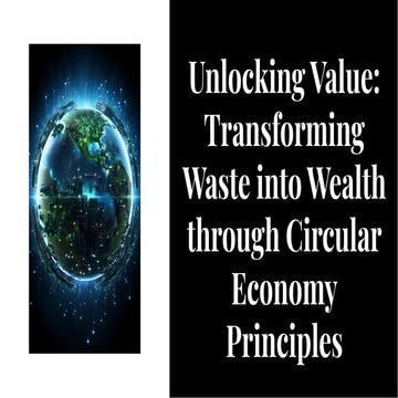 Laura Varela 5Dimes Circular Economy, turning trash into wealth