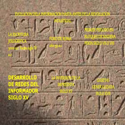 Evolución de la Informacion