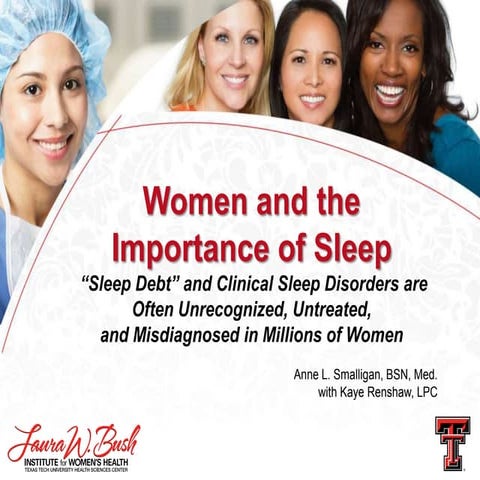 Women and the Importance of Sleep | PPTX