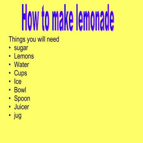 Making lemonade my mixtures | PPTX