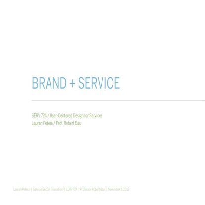 Brand + Service (Disney & Ford: Holistic Health)