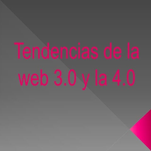 web 3.0 y 4.0 características , diferencias y similitudes