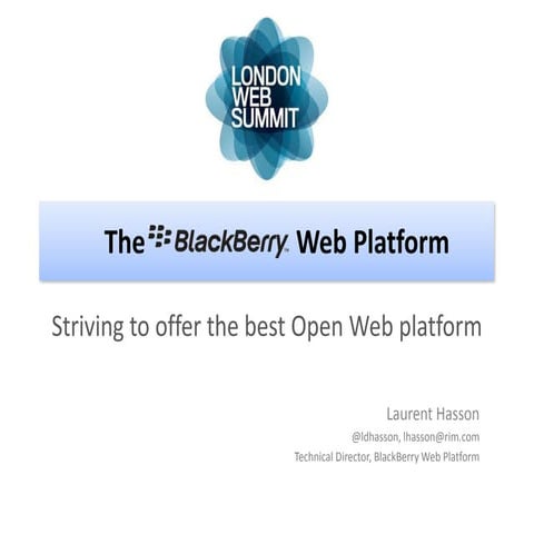 Laurent hasson blackberry