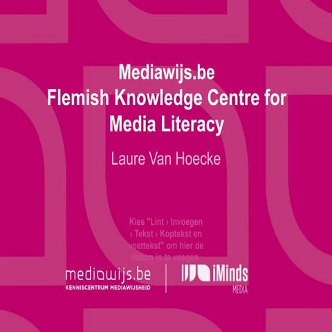 Laure van Hoecke ECEI14 Presentation