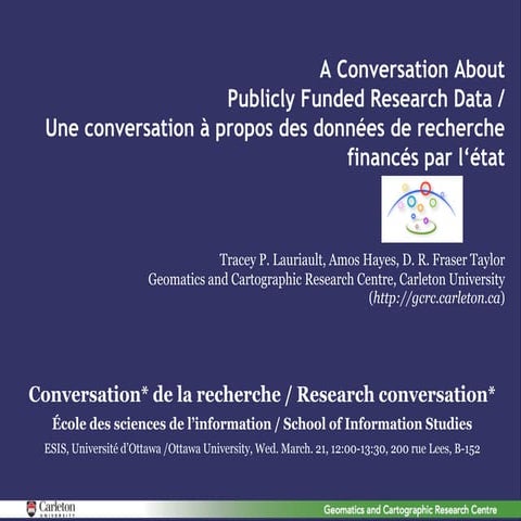 A Conversation About Research Data