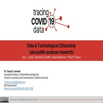 Data & Technological Citizenship