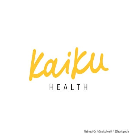 Kaiku - Patient-reported outcomes and the future of data-driven cancer care. ...