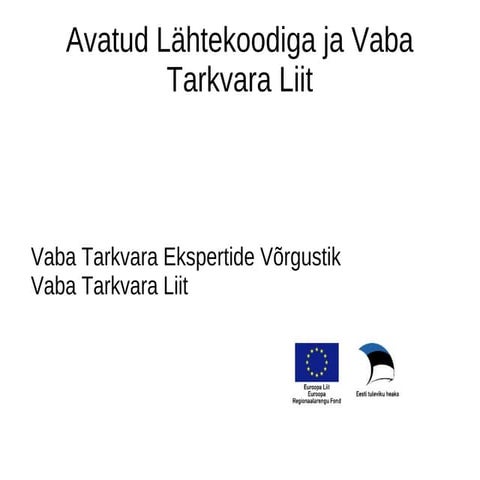 Vaba Tarkvara Ekspertide Võrgustik (Laur Mõtus) 