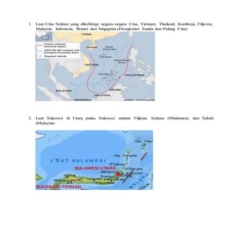 Laut cina selatan yang dikelilingi negara | DOCX