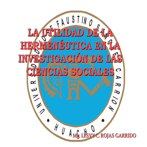 La utilidad de la hermenéutica en la investigación