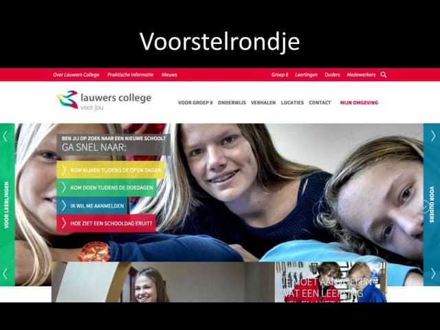 Lauwers College 130115 VO Content