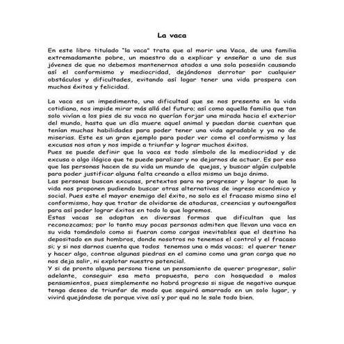 La vaca