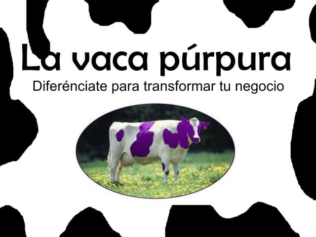 La Vaca Púrpura. Resumen
