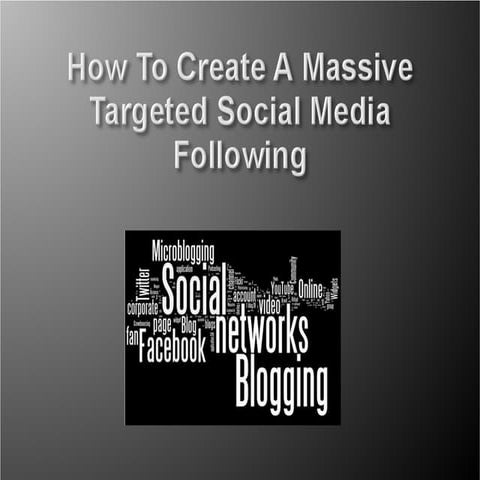 How to Target a Solid Social Media Following