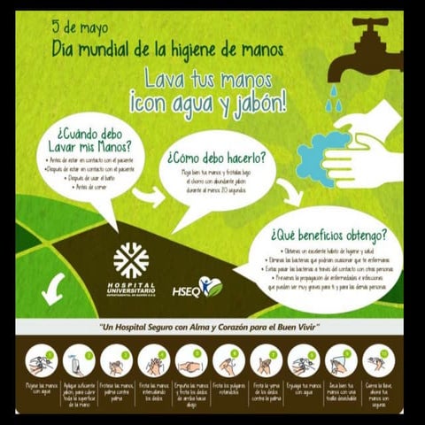 Lavado de manos Hospital Universitario Dptal. de Nariño