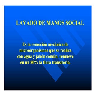 Lavado manos social 
