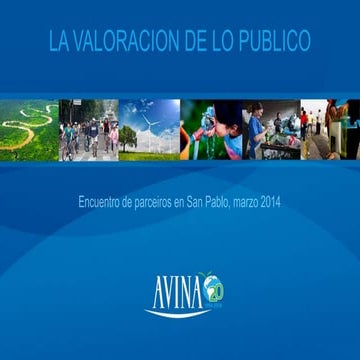 La valorización de lo público