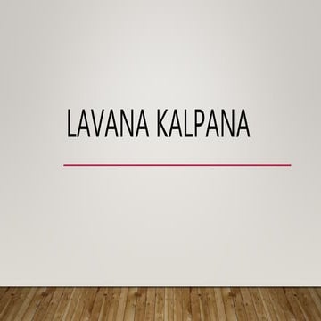 Lavana kalpana