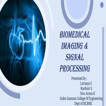 biomedical signal processing | PPT