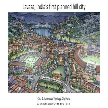 Lavasa, india's first planned hill city