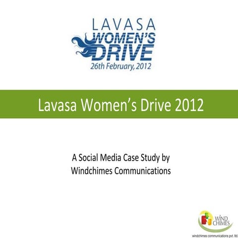Lavasa Women’s Drive 2012 - Case Study