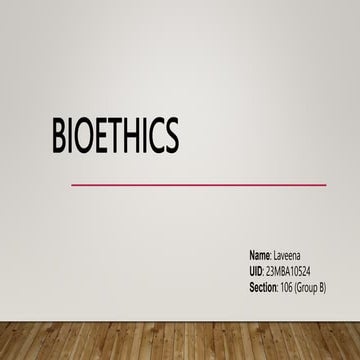 INTRODUCTION TO BIOTECHNOLOGY AND BIOETHICS | PPTX