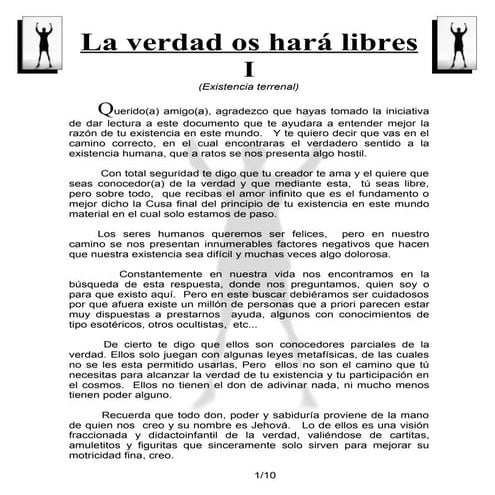 La verdad os harà libres