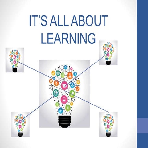 It's All about Learning