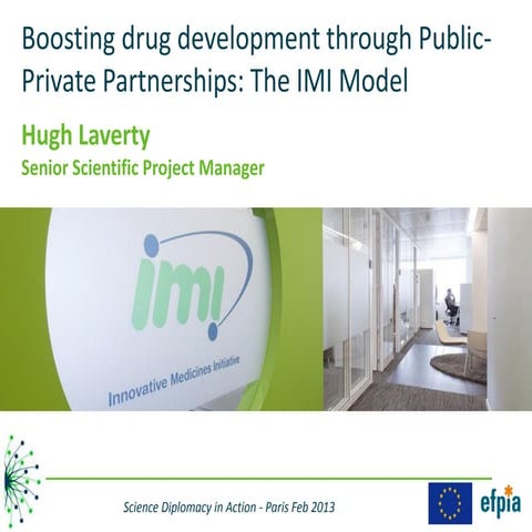 Boosting drug development through public private partnerships (Laverty OECD P...
