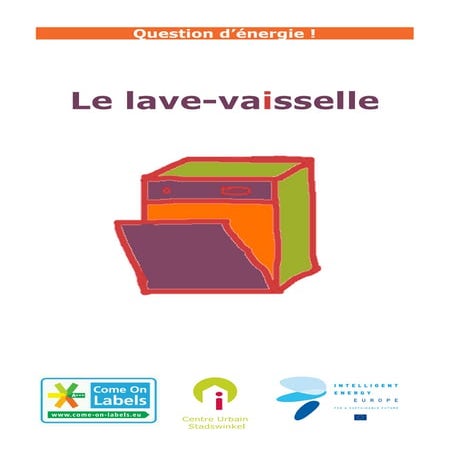 Le lave-vaisselle et son label énergétique