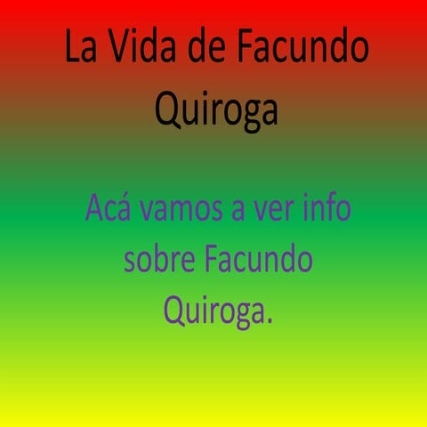 Facundo Quiroga 9 | PPTX