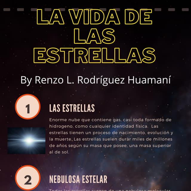 La vida de las estrellas 