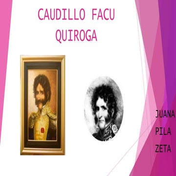 Facundo Quiroga 9 | PPTX