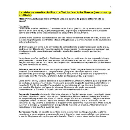 Segundo monólogo de segismundo | DOC