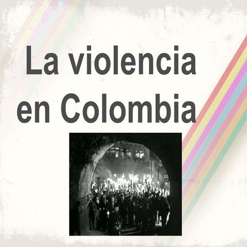 La violencia en colombia
