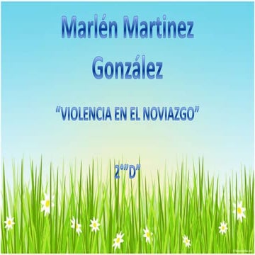 La violencia en el noviazgo