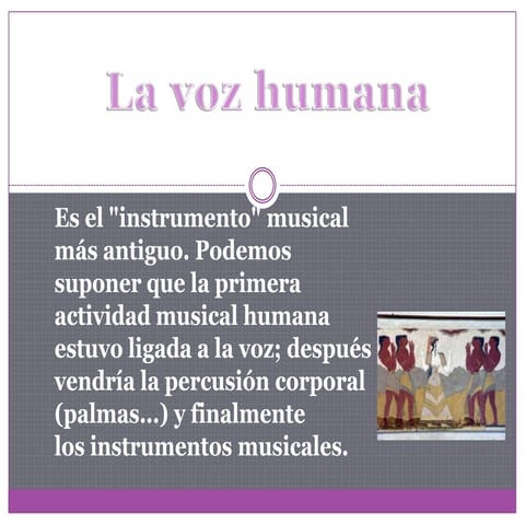 La voz humana | PPTX