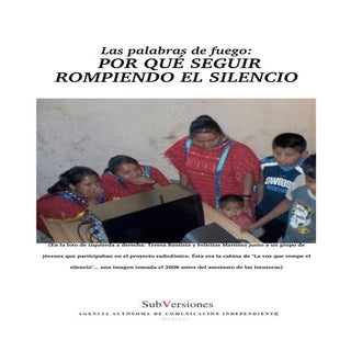 La voz que rompe el silencio