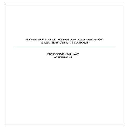 Urbanization and its Impact on Groundwater Resources –.pptx