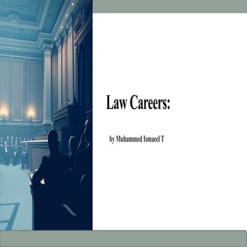 Law-Careers in India and Global Opportunities