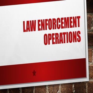 Comprehensive Guide to Law Enforcement Operations and Fire Protection ...