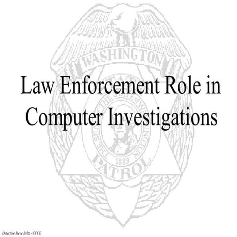 Law Enforcement Role In Computing
