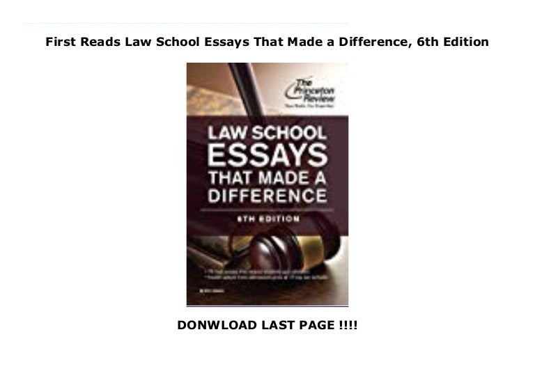 Business school essays that made a difference