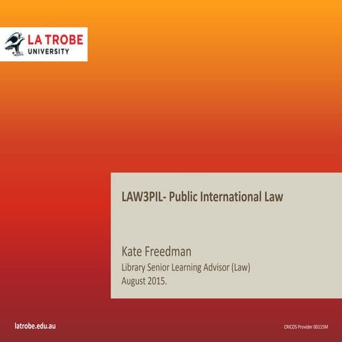 LAW3PIL- Public International Law