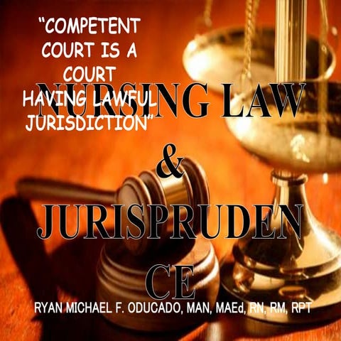 Nursing Law and Jurisprudence